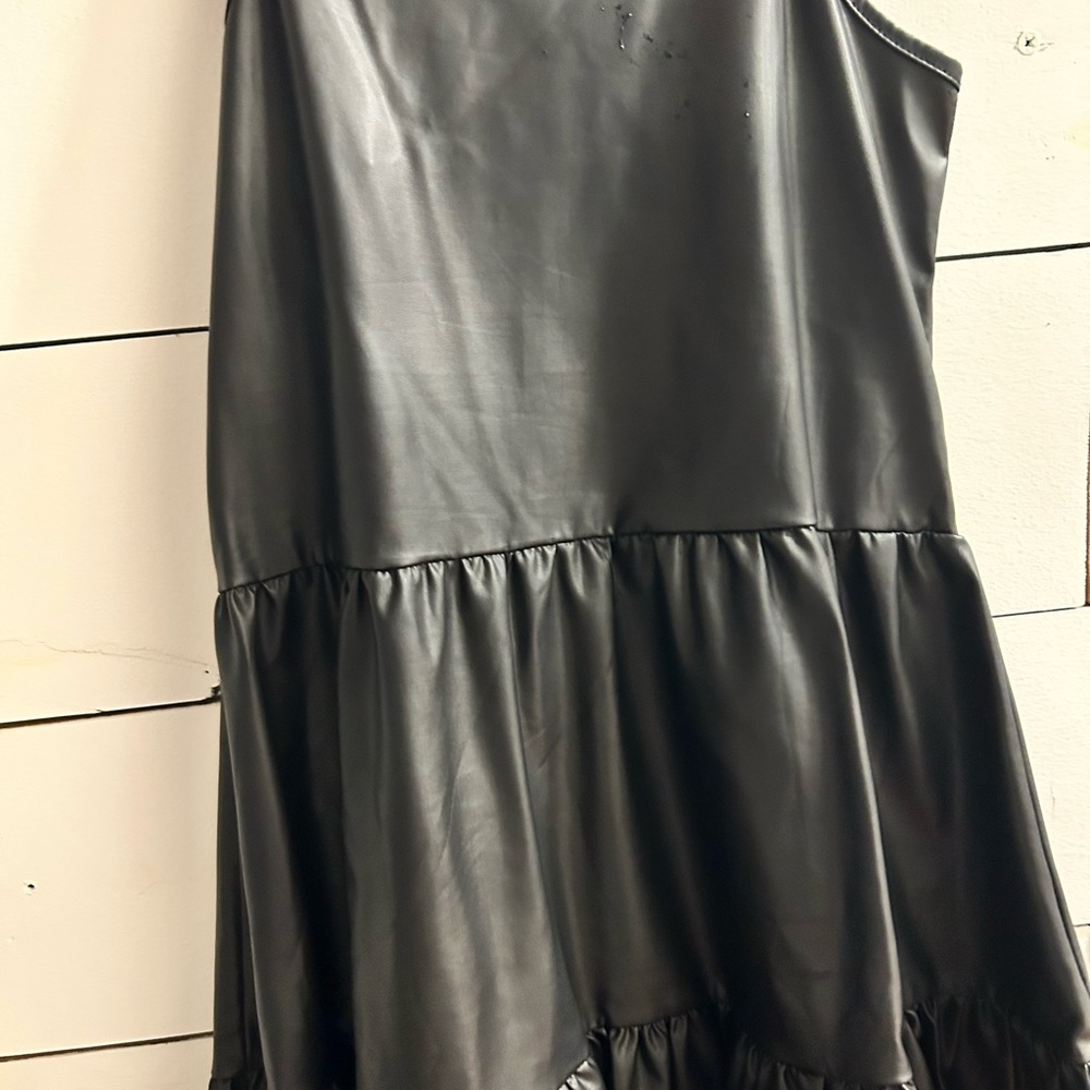 Flowers by Zoe Black Ruffled Bubble Mini Dress